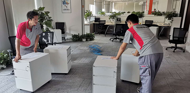 喬喜搬家團隊作業實拍 義烏高端搬家服務現場