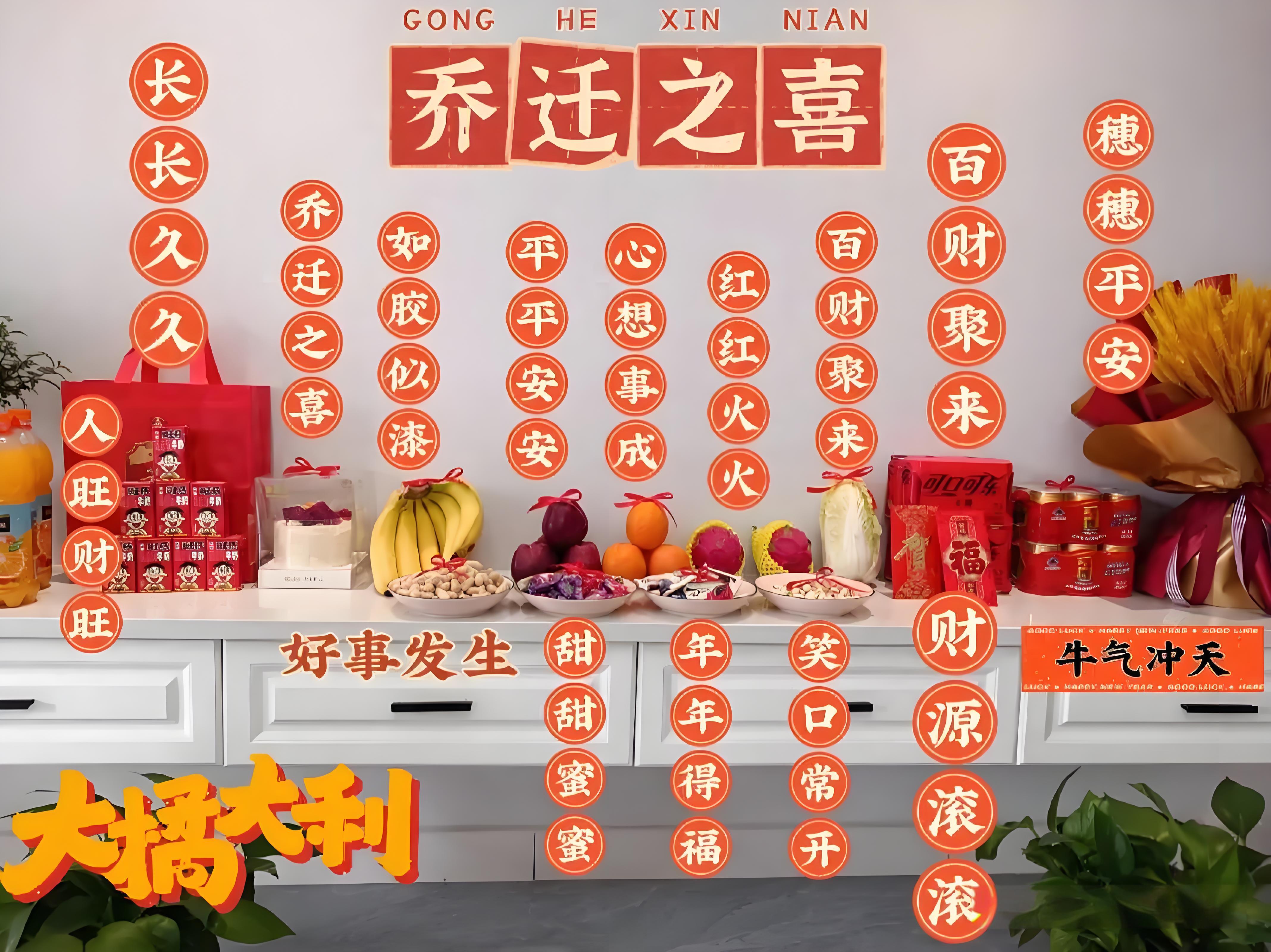 搬家風(fēng)水財(cái)位布局示意圖